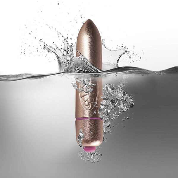 Bullet Vibrator Coloured 7 Speed RO-80 mm Gold Bullet Vibrator Coloured 7 Speed RO-80 mm Gold