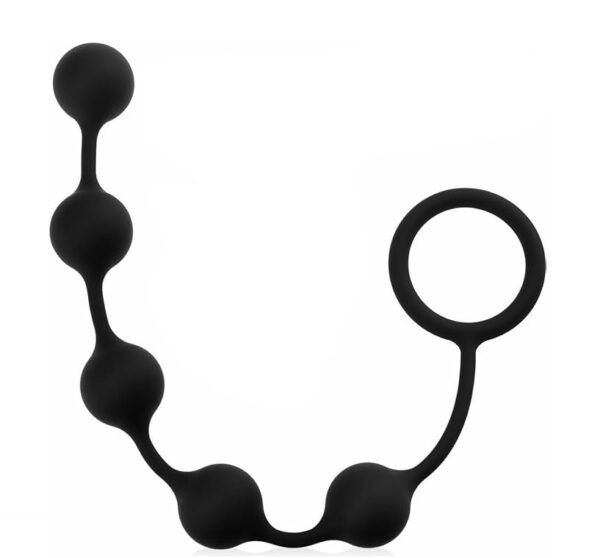 mokko toys bile anale cipher beads, silicon negru 32 cm mokko toys bile anale cipher beads, silicon negru 32 cm
