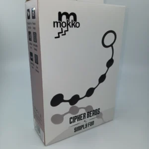 mokko toys bile anale cipher beads, silicon negru 32 cm mokko toys bile anale cipher beads, silicon negru 32 cm
