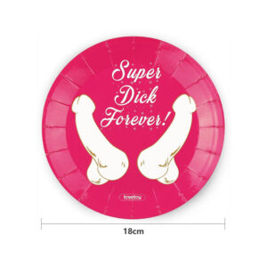 Set 6 Farfurii Super Dick Forever