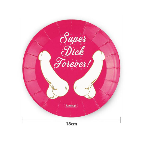 Set 6 Farfurii Super Dick Forever Set 6 Farfurii Super Dick Forever