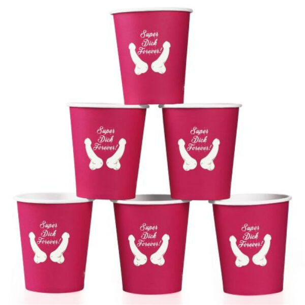 set 6 pahare super dick forever set 6 pahare super dick forever