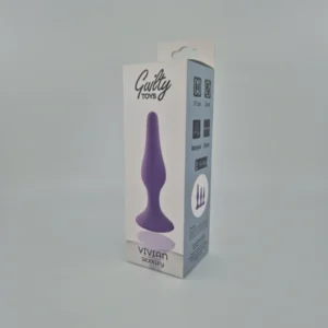 guilty toys dop anal vivian medium silicon purple