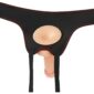 strap on easy set 7 inch with balls vibratii flesh