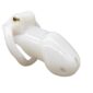 cusca de castitate cock trainer hard plastic alb passion labs