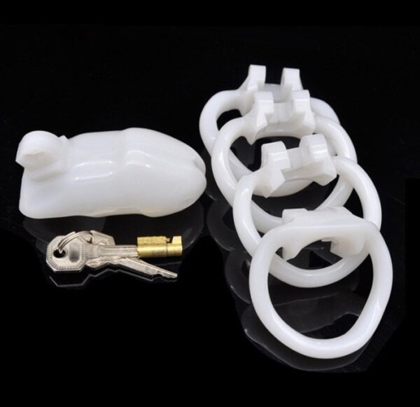 cusca de castitate cock trainer hard plastic alb passion labs cusca de castitate cock trainer hard plastic alb passion labs