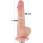lovetoy sliding skin dual layer dong flesh 7.5 inch