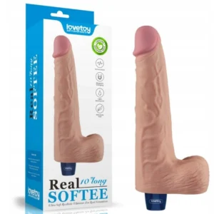 lovetoy real softee vibrator realistic 10 inch