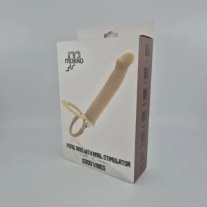 inel dublu de penis cu stimulator anal 10 moduri vibratie mokko toys