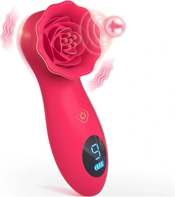 vibrator stimulator rosa clit stim red vibrator stimulator rosa clit stim red