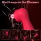 vibrator stimulator rosa clit stim red