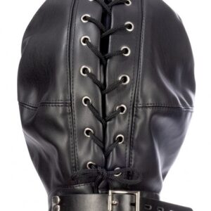 FetishTentation Masca BDSM Piele Ecologica Negru