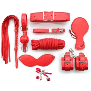 guilty toys set dungeon kit 8 piese red