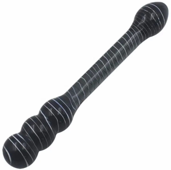 passion labs dildo sticla double black dildo