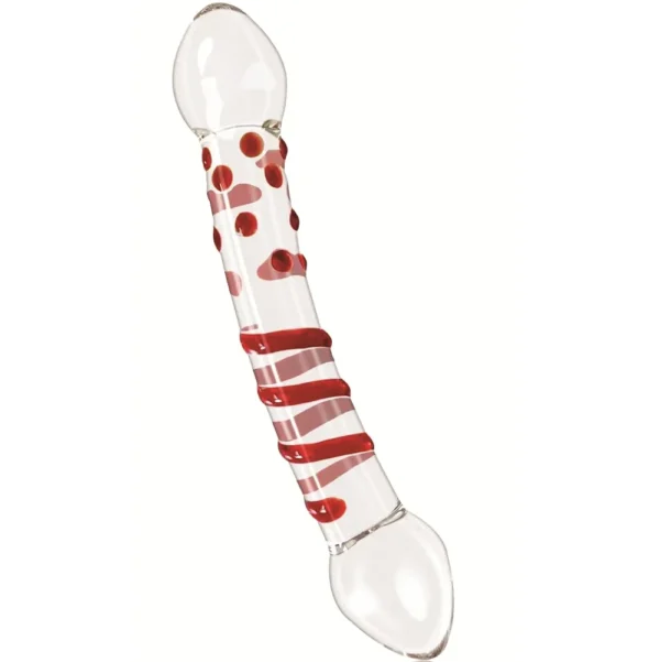 passion labs dildo sticla double red dildo