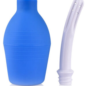 passion labs irigator unisex enema bulb albastru