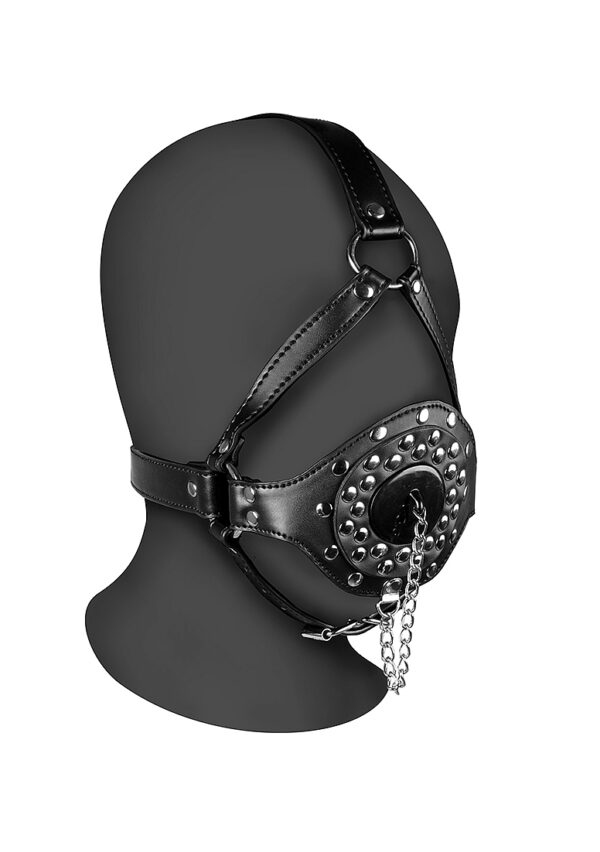 ouch xtreme open mouth gag head with plug stopper ouch xtreme open mouth gag head with plug stopper