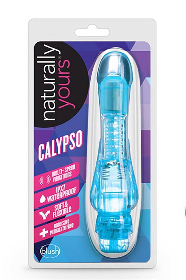 Blush Calypso Vibrator Soft Waterproof Blue Blush Calypso Vibrator Soft Waterproof Blue