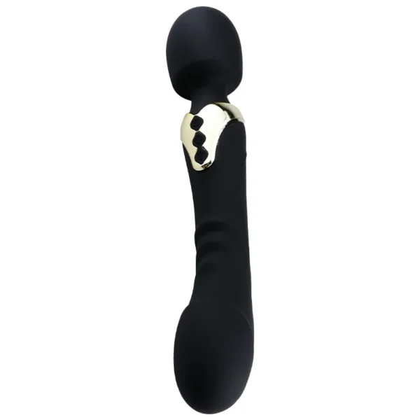 Guilty Toys Vibrator Wand Dublu Black Guilty Toys Vibrator Wand Dublu Black
