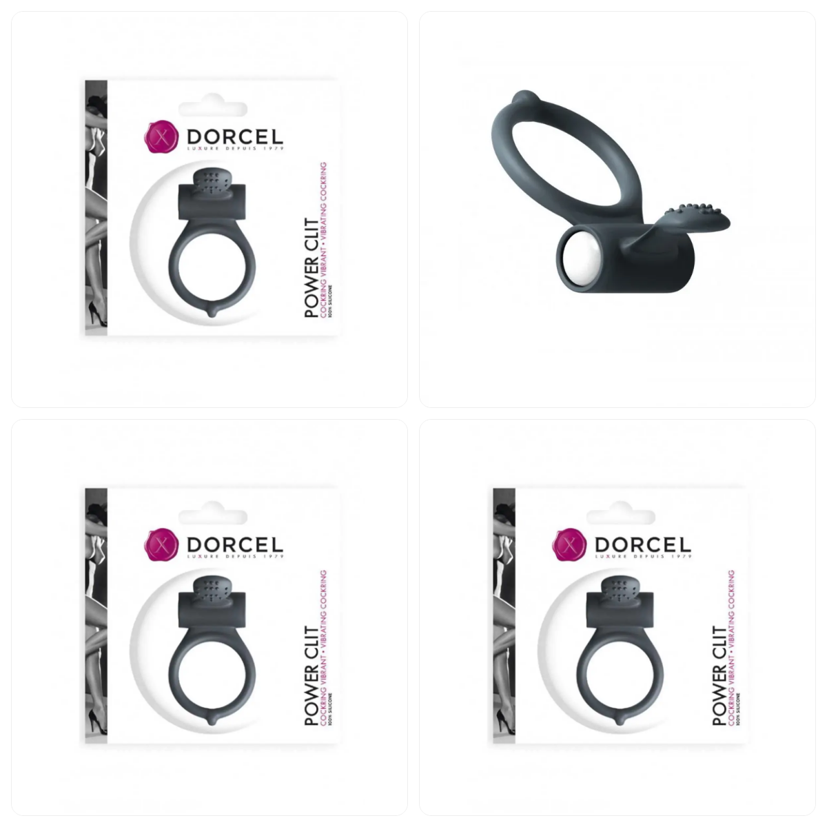 Produse Marc Dorcel: Inel Cu Vibratie Dorcel Power Clit Black