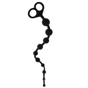 Long Anal Beads Mokko Black
