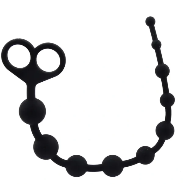 Long Anal Beads Mokko Black Long Anal Beads Mokko Black