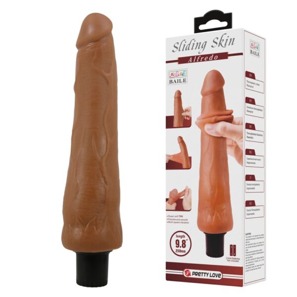 Pretty Love Vibrator Realistic Sliding Skin Alfredo