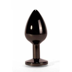 X Men Metal Butt Plug Diamond Black S