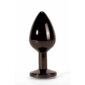 X Men Metal Butt Plug Diamond Black S