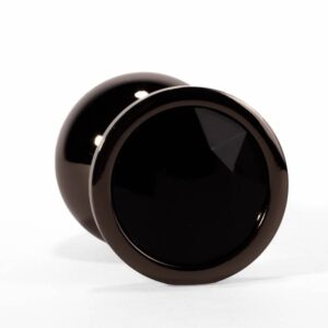 X Men Metal Butt Plug Diamond Black S