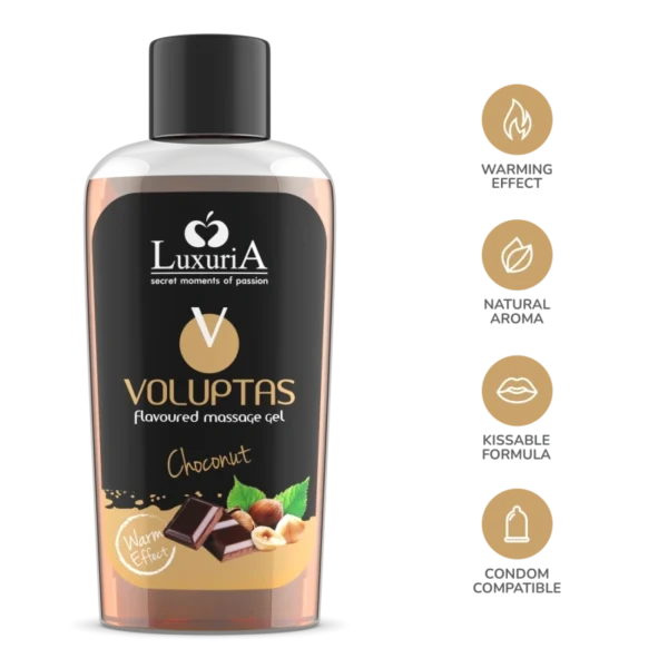 Luxuria Voluptas Ulei Masaj Comestibil Warming Choconut Luxuria Voluptas Ulei Masaj Comestibil Warming Choconut