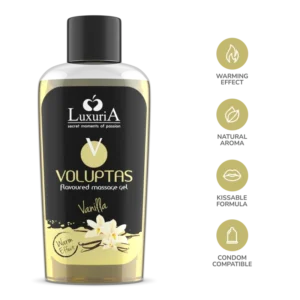 Luxuria Voluptas Ulei Masaj Comestibil Warming Vanilla