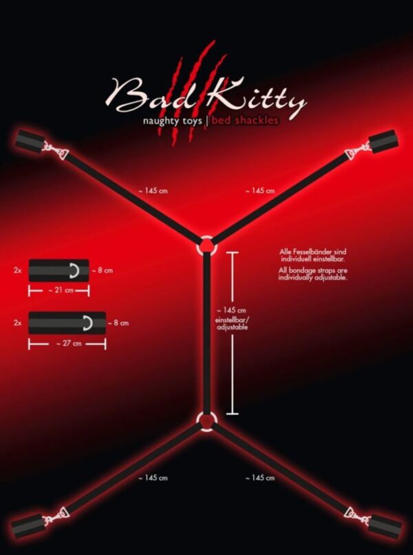 Bad Kitty Catuse De Pat Bed Shackles Bad Kitty Catuse De Pat Bed Shackles