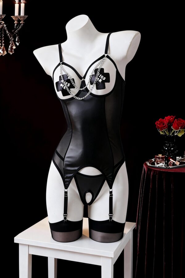 Chilirose 4831 Corset Set Open Cup Chilirose 4831 Corset Set Open Cup