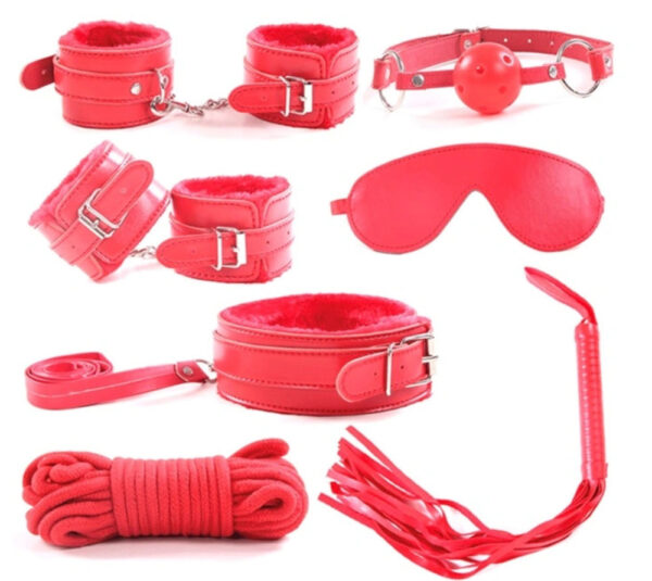 Guilty Toys Set BDSM Love Me 7 Piese Red Guilty Toys Set BDSM Love Me 7 Piese Red