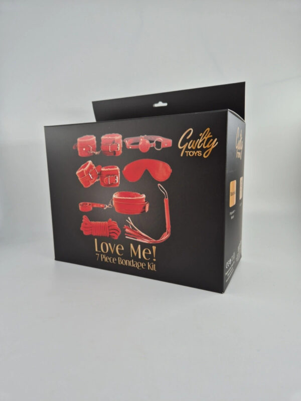 Guilty Toys Set BDSM Love Me 7 Piese Red Guilty Toys Set BDSM Love Me 7 Piese Red