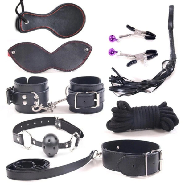 Guilty Toys Set Dungeon Kit 8 Piese Black Guilty Toys Set Dungeon Kit 8 Piese Black