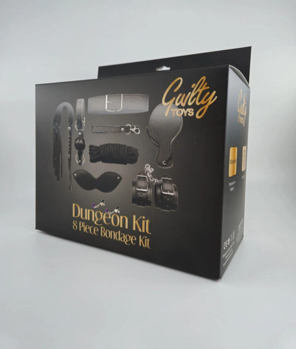 Guilty Toys Set Dungeon Kit 8 Piese Black Guilty Toys Set Dungeon Kit 8 Piese Black