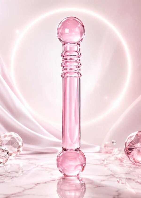 Passion Labs Dildo Sticla Double Pink Dildo Passion Labs Dildo Sticla Double Pink Dildo