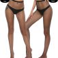 Set 4 Ciorapi din Plasa Fishnet Negru S/L