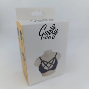 Guilty Toys Top Harness Denisse Elastic Aspect Lucios Black XS/L Guilty Toys Top Harness Denisse Elastic Aspect Lucios Black XS/L