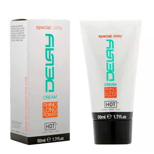Hot Rhino Long Power Crema Intarziere 50 ml Hot Rhino Long Power Crema Intarziere 50 ml