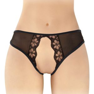 Acasă Fashion Secret Bikini Crotchless Ambre Negru S/L