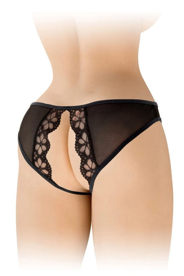 Fashion Secret Bikini Crotchless Ambre Negru S/L Fashion Secret Bikini Crotchless Ambre Negru S/L