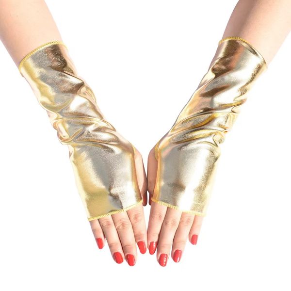 Rebel Look Manusi Fara Degete Wetlook Gold S