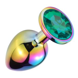 Guilty Toys Butt Plug Rainbow Diamond Verde M Guilty Toys Butt Plug Rainbow Diamond Verde M