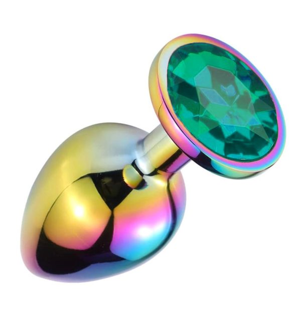 Guilty Toys Butt Plug Rainbow Diamond Verde M Guilty Toys Butt Plug Rainbow Diamond Verde M