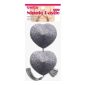 LoveToy Nipple Covers Argintii Reutilizabile