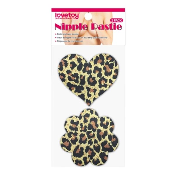 LoveToy Set 2 Perechi Nipple Covers Leopard Print LoveToy Set 2 Perechi Nipple Covers Leopard Print
