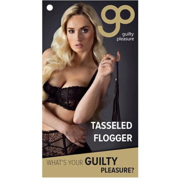 Guilty Pleasure Bici Negru Tasseled Flogger Guilty Pleasure Bici Negru Tasseled Flogger